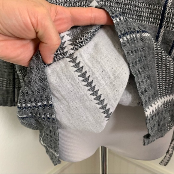 Tommy Bahama Cotton Pullover Hoodie Soutache Women’s M Beachy Baja Hood Coastal - Picture 12 of 17